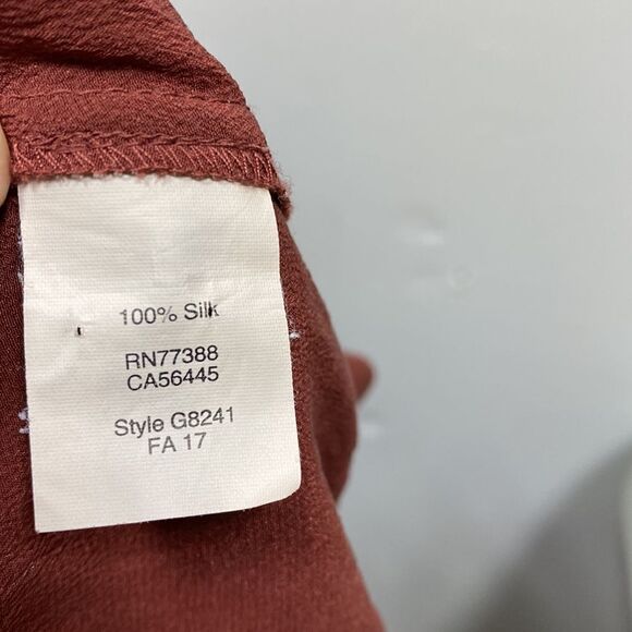 Madewell Silk Wrap Top XS - Picture 3 of 8